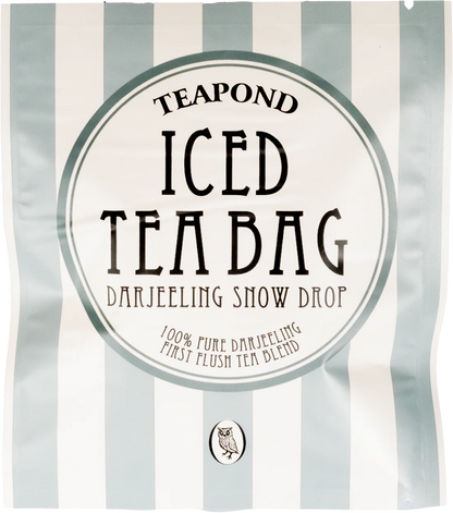 TEAPOND Iced Tea Bags with Mini Tote - Assorted Set of 8