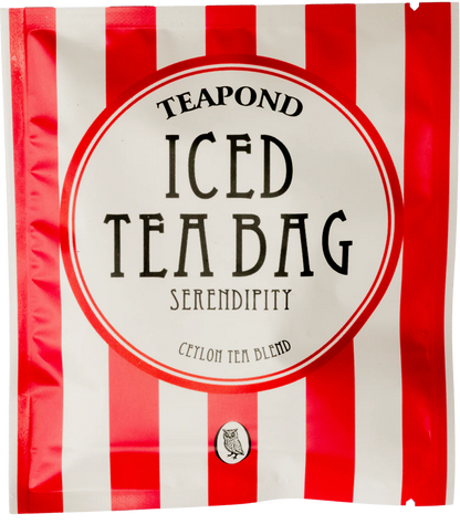 TEAPOND Iced Tea Bags with Mini Tote - Assorted Set of 8