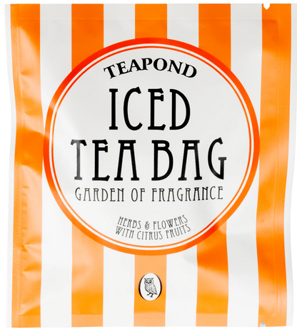 TEAPOND Iced Tea Bags with Mini Tote - Assorted Set of 8