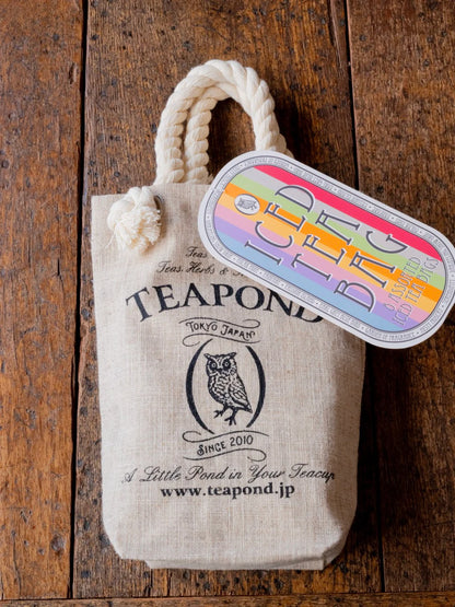 TEAPOND Iced Tea Bags with Mini Tote - Assorted Set of 8