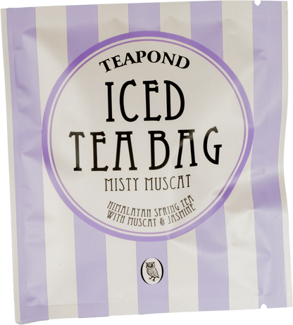 TEAPOND Iced Tea Bags with Mini Tote - Assorted Set of 8
