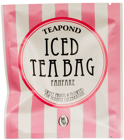 TEAPOND Iced Tea Bags with Mini Tote - Assorted Set of 8