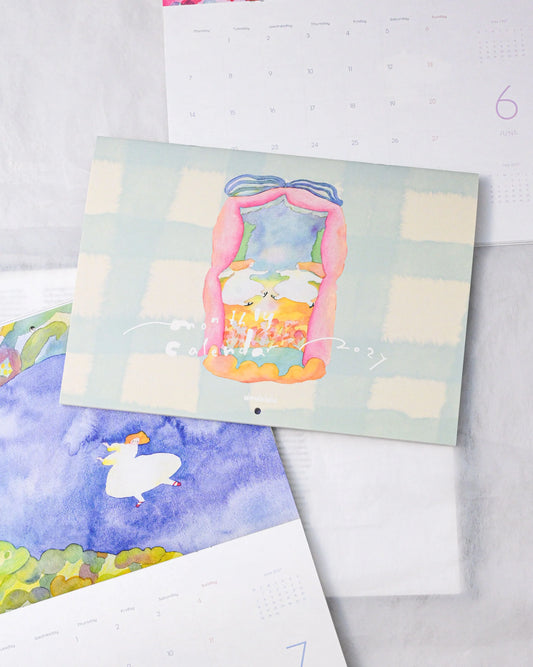 dodolulu - 2027 A4 Illustrated Wall Calendar