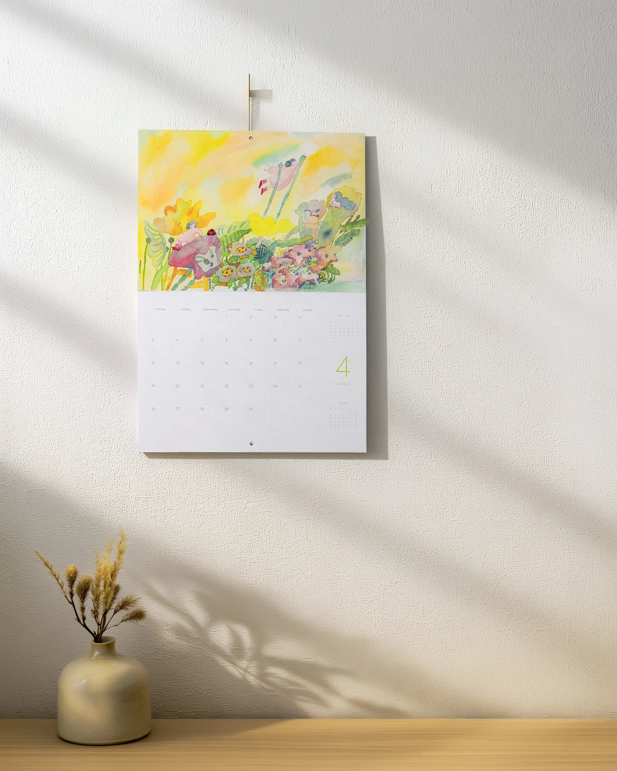 dodolulu - 2027 A4 Illustrated Wall Calendar