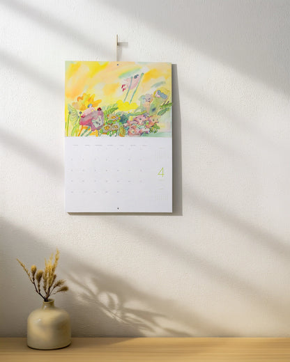 dodolulu - 2027 A4 Illustrated Wall Calendar