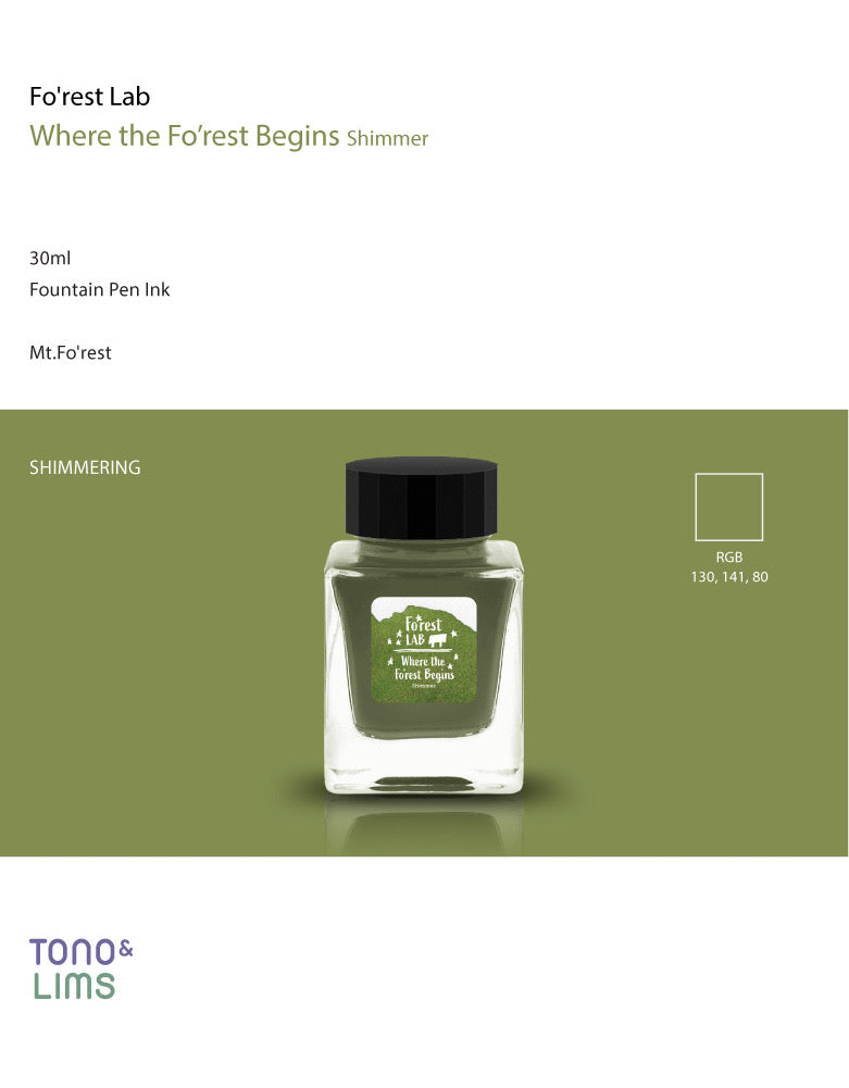 Fo’rest Lab x Tono & Lims: Where the Fo’rest Begins (Shimmer)