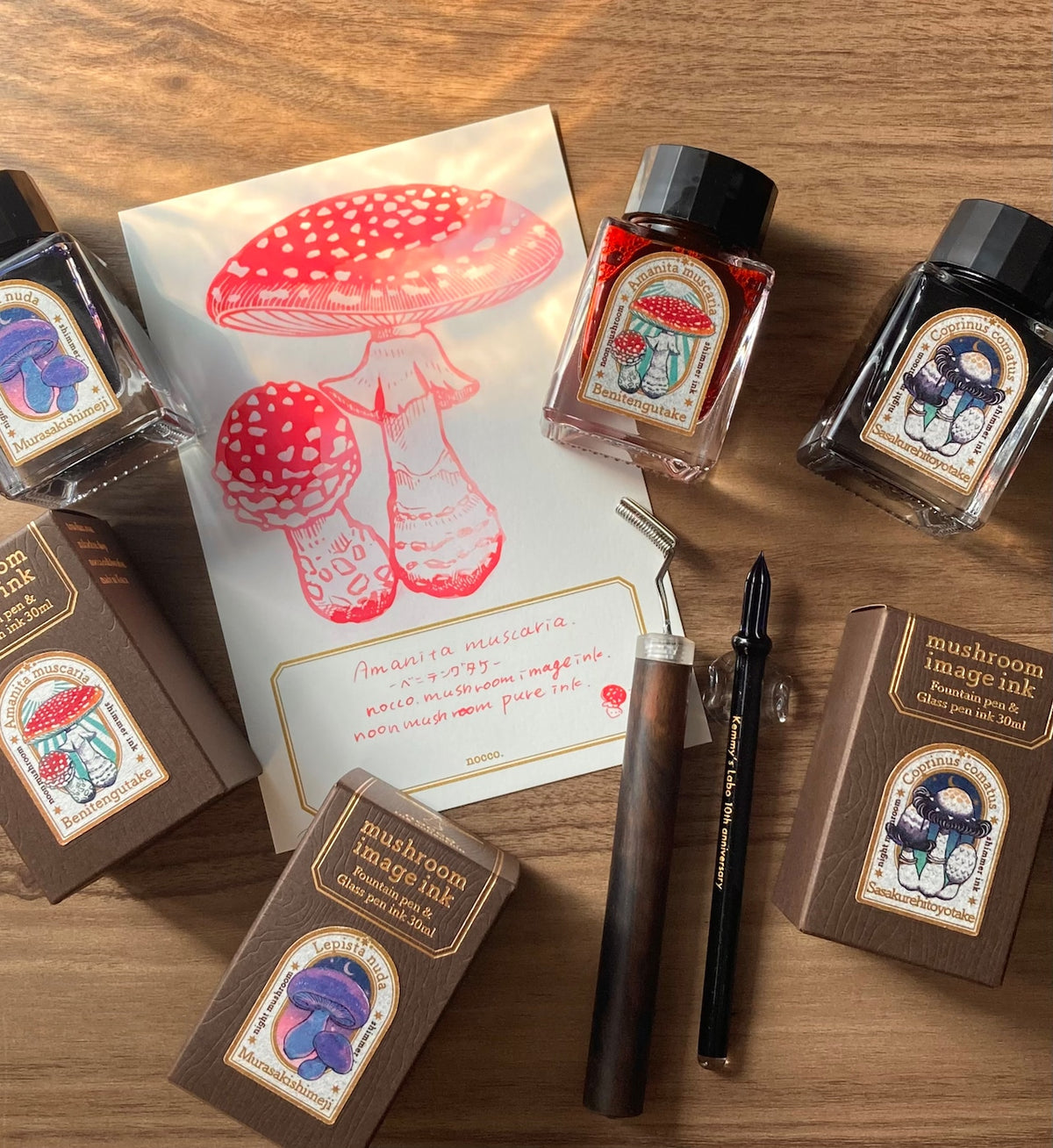 nocco. x Tono & Lims - Mushroom Image Ink - Benitengutake