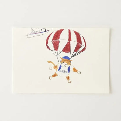 Market the Cat - Postcard - I'm Coming!