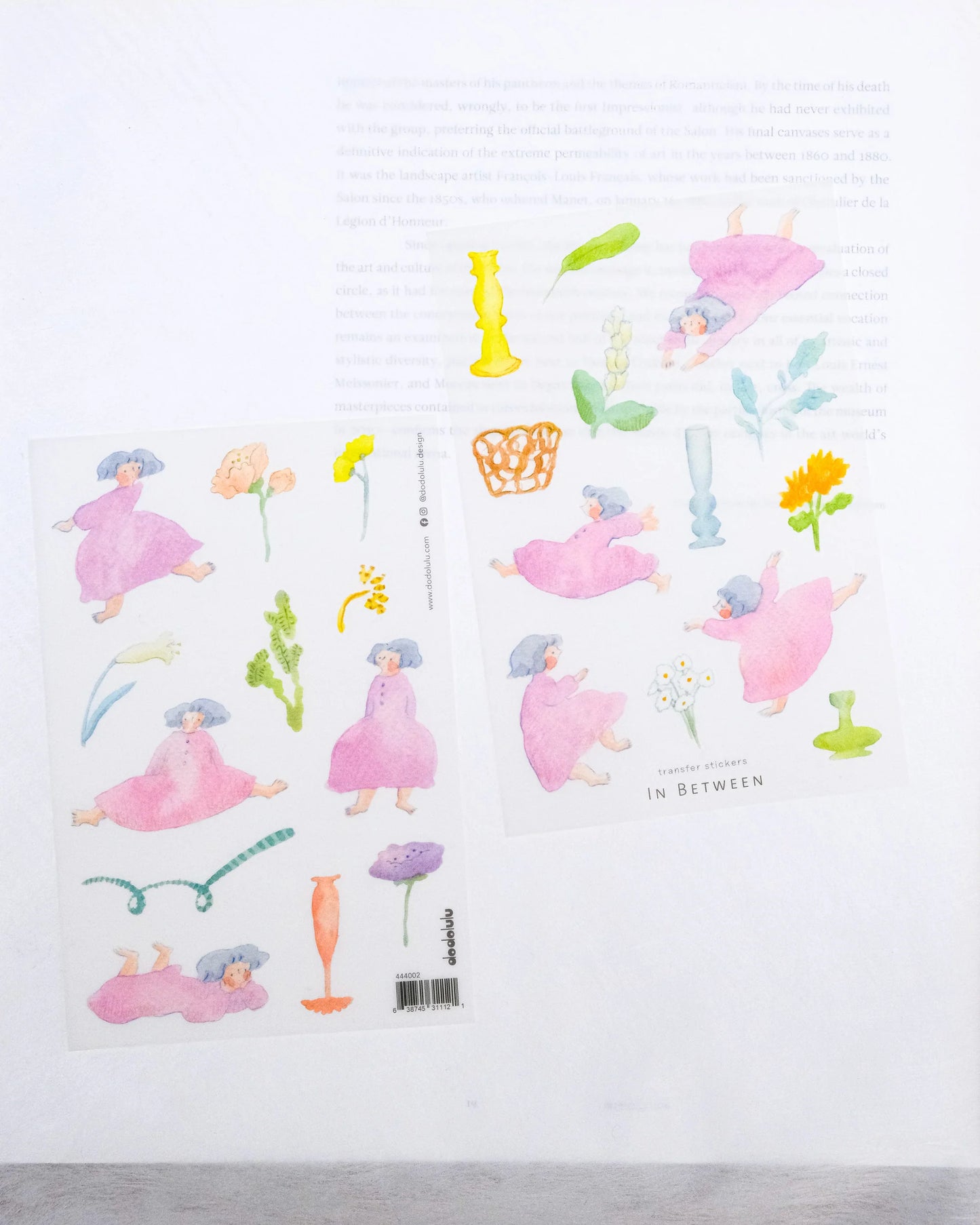 dodolulu - Transfer Sticker Sheet - In Between