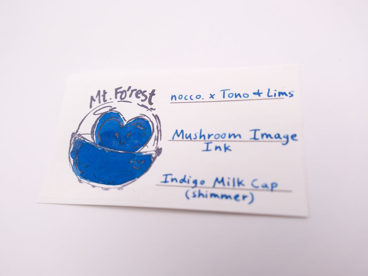 nocco. x Tono & Lims - Mushroom Image Ink - Indigo Milk Cap (Shimmer)