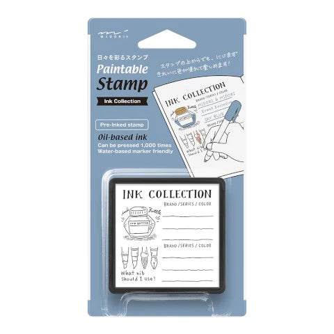 Midori Paintable Stamp - Pre-Inked - Ink Collection
