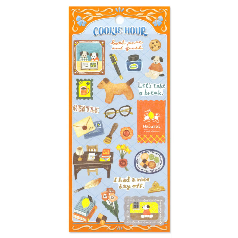 Mind Wave Cookie Hour Sticker Sheet - Inu Cookie