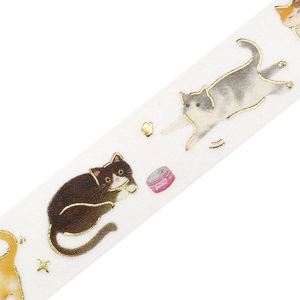 BGM Foil Washi Tape - IPPAI Series - Full of Cats