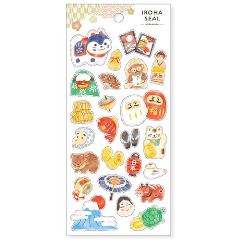 Mindwave Sticker Sheet - Iroha Seal - Japanese Accessories