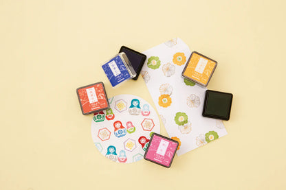 Shachihata Oil-Based Mini Ink Pad - Iromoyo Warabe