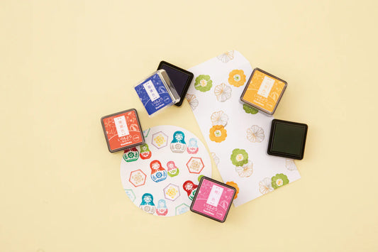 Shachihata Oil-Based Mini Ink Pad - Iromoyo Warabe