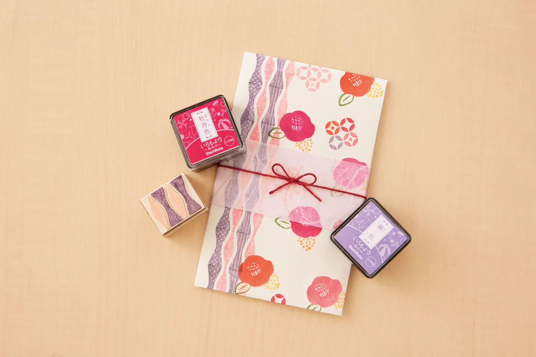 Shachihata Oil-Based Mini Ink Pad - Iromoyo Warabe