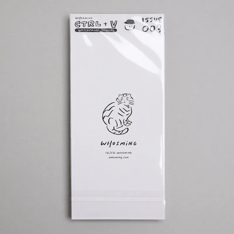 WHOSMiNG Sticker Sheet - CTRL+V Series - Issue 003