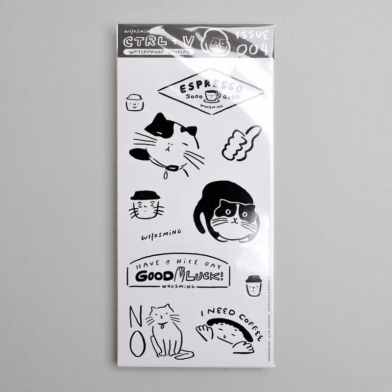 WHOSMiNG Sticker Sheet - CTRL+V Series - Issue 004