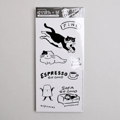 WHOSMiNG Sticker Sheet - CTRL+V Series - Issue 005