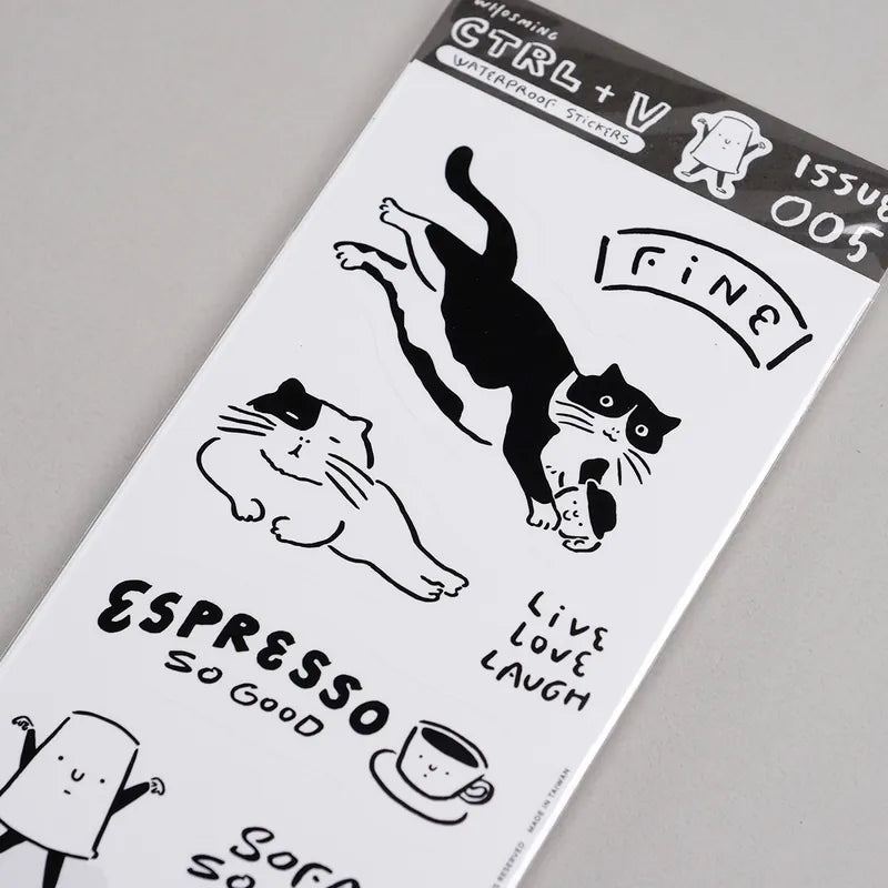 WHOSMiNG Sticker Sheet - CTRL+V Series - Issue 005