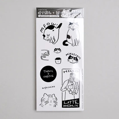 WHOSMiNG Sticker Sheet - CTRL+V Series - Issue 006