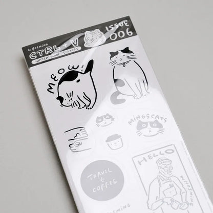 WHOSMiNG Sticker Sheet - CTRL+V Series - Issue 006