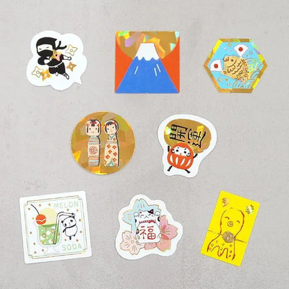 Shinzi Katoh Kirapika Flake Stickers - Japanese Cute