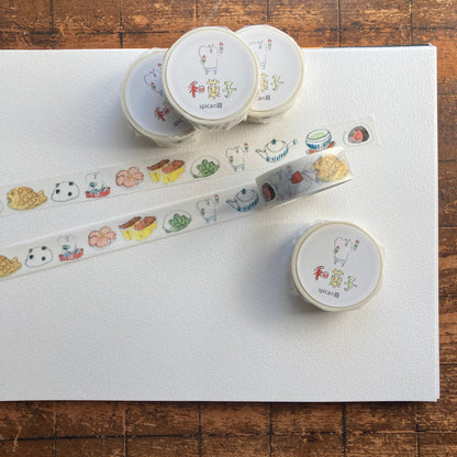 Spica Garden Washi Tape - muu-chan Series - Japanese Sweets