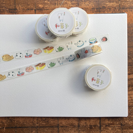 Spica Garden Washi Tape - muu-chan Series - Japanese Sweets