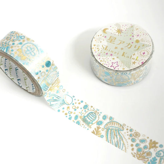 Shinzi Katoh Washi Tape - Hoshiakari - Jellyfish