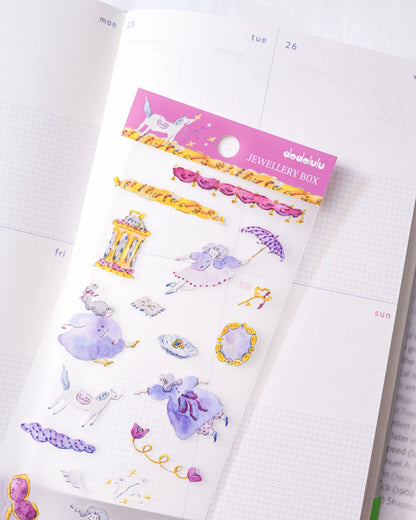 dodolulu - Matte Sticker Sheet - Jewellery Box