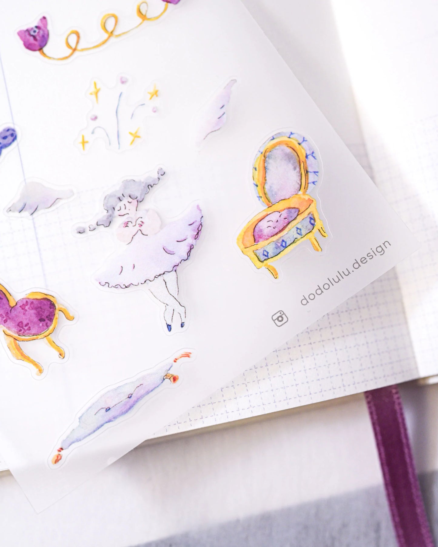 dodolulu - Matte Sticker Sheet - Jewellery Box