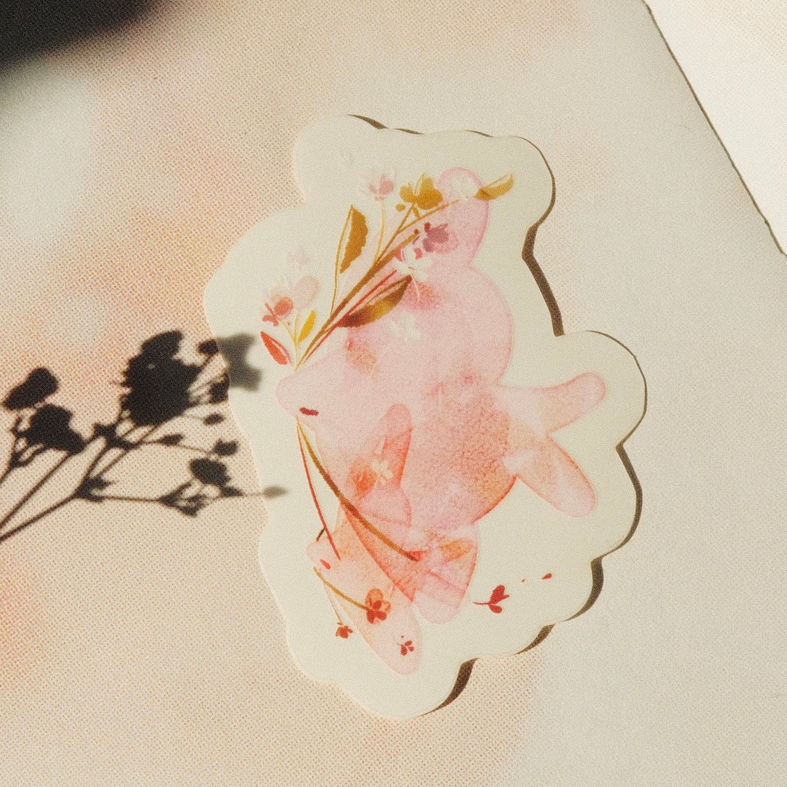 mikan manta - Transparent Sticker - Just the 2 of us