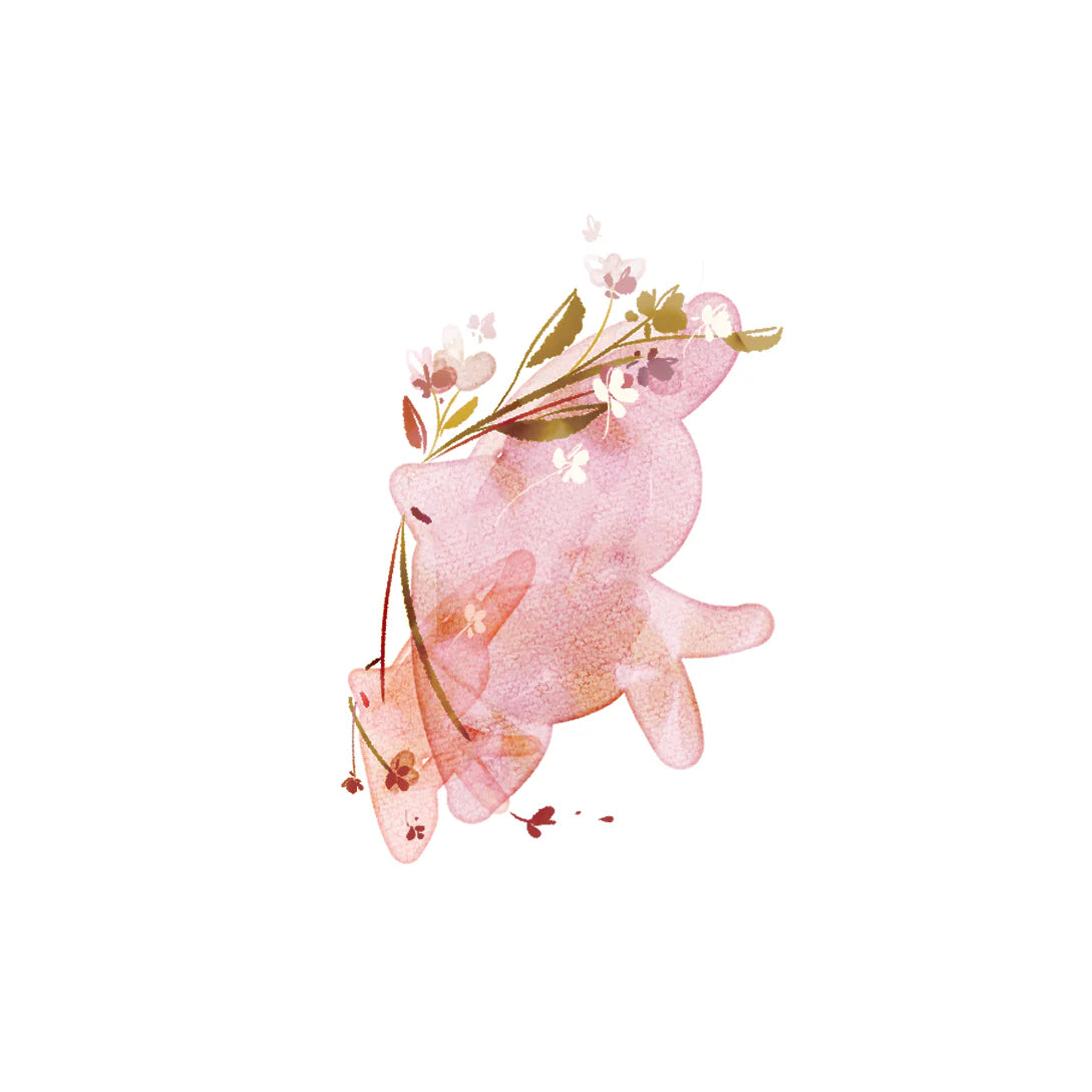mikan manta - Transparent Sticker - Just the 2 of us