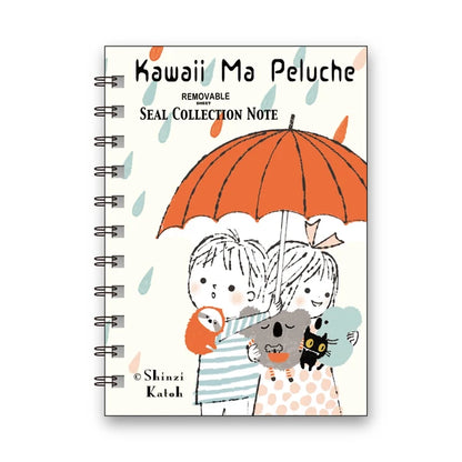 Shinzi Katoh Sticker Notebook - Kawaii Ma Peluche