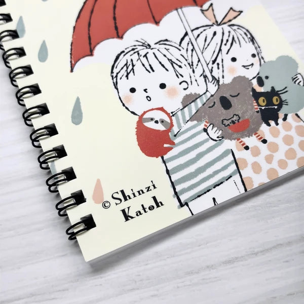 Shinzi Katoh Sticker Notebook - Kawaii Ma Peluche