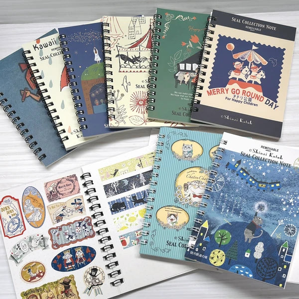 Shinzi Katoh Sticker Notebook - Kawaii Ma Peluche