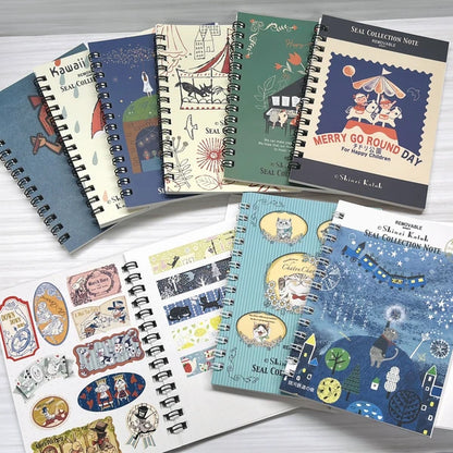 Shinzi Katoh Sticker Notebook - Kawaii Ma Peluche