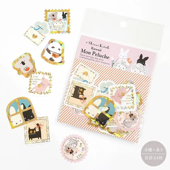 Shinzi Katoh Kirapika Flake Stickers - Kawaii Mon Peluche