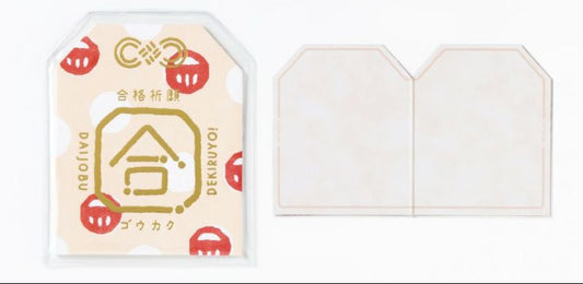 Iroha Omamoru Message Card - Goukaku Kinari