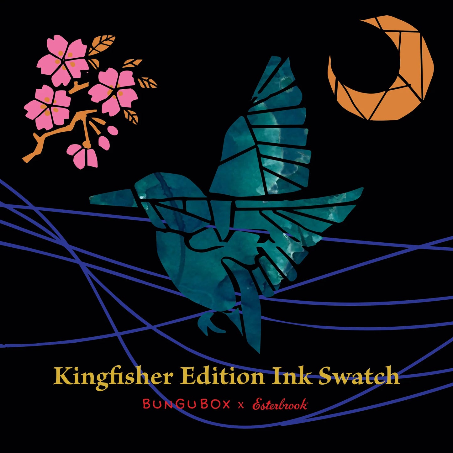 BUNGUBOX x Esterbrook Kingfisher Edition Ink Bottle - Teal