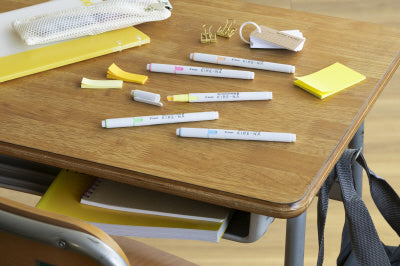 Pilot Kire-Na Dual Tip Highlighter - Set of 5 - Pale Colors