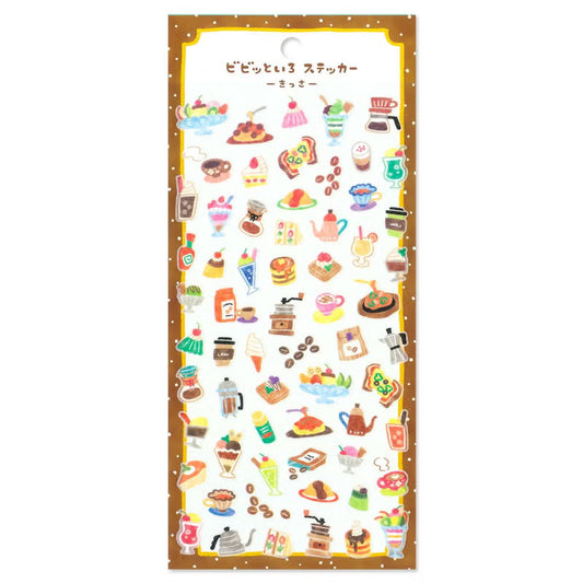 Mind Wave Vivid Color Sticker Sheet - Kissaten