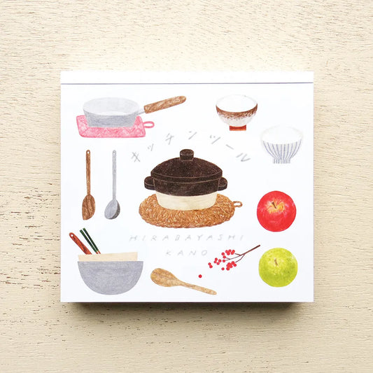 Cozyca x Kano Hirabayashi - Block Memo Pad - Kitchen Tools