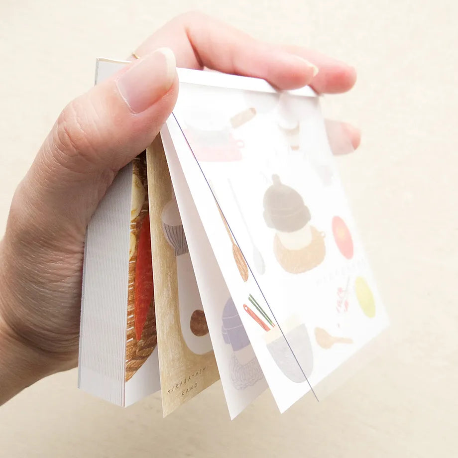 Cozyca x Kano Hirabayashi - Block Memo Pad - Kitchen Tools