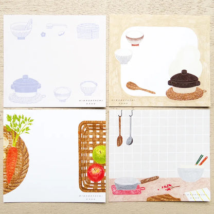 Cozyca x Kano Hirabayashi - Block Memo Pad - Kitchen Tools