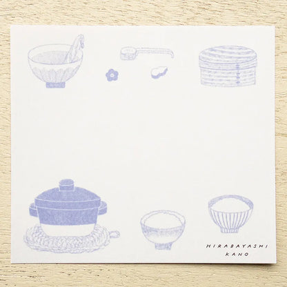 Cozyca x Kano Hirabayashi - Block Memo Pad - Kitchen Tools