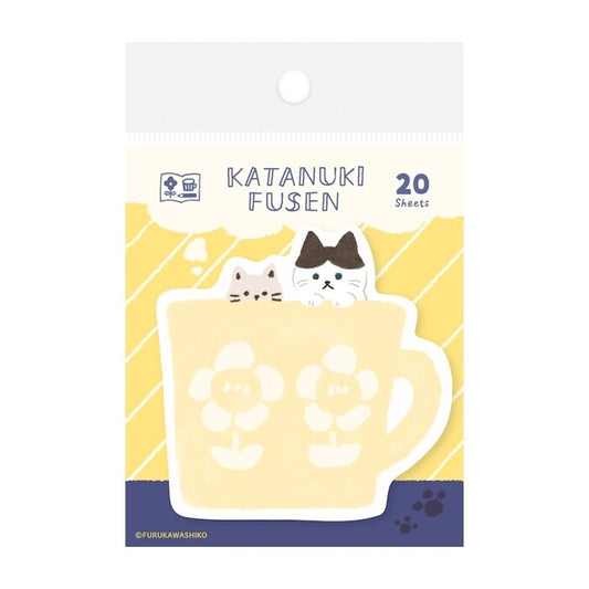 Furukawashiko Sticky Notes - Katanuki Fusen - Kitten Mug