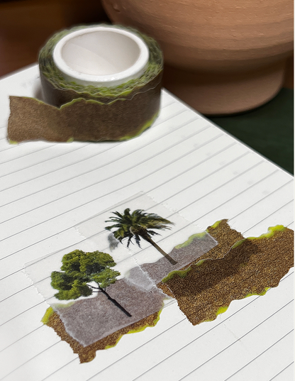 Zagne Korea Washi Tape - Kiwi Peel